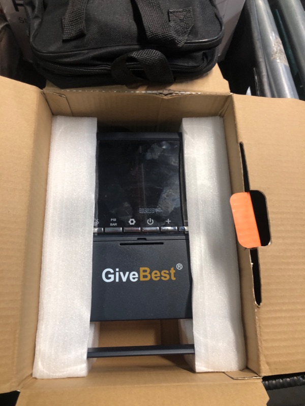 Photo 2 of (FOR PARTS ONLY)GiveBest 13500mAh Rechargeable Paddle Board Pump, Max 20 PSI High Pressure and 30% Faster Dual Stage SUP Air Pump, Inflation and Deflation Function for Stand Up Paddle Boards, Boats, Kayaks and Tent