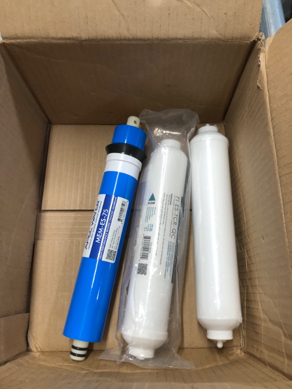 Photo 2 of ***MISSING SOME FILTERS***
APEC Water Systems FILTER-MAX-ES75 75 GPD High Capacity Complete Replacement Filter Set For Essence Series Reverse Osmosis Water Filter System Stage 1-5