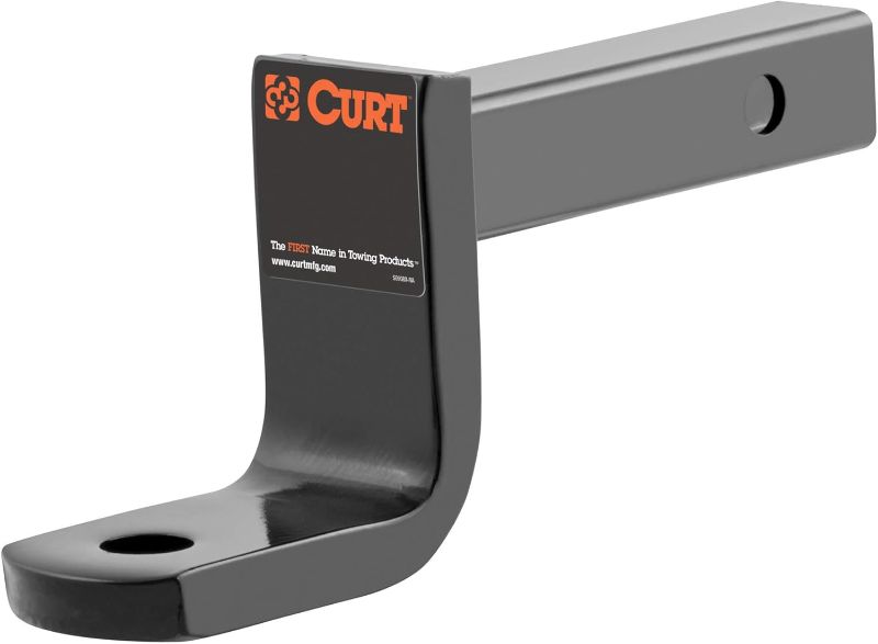 Photo 1 of (READ FULL POST) CURT 45022 Class 1 Trailer Hitch Ball Mount, Fits 1-1/4-Inch Receiver, 2,000 lbs, 3/4-Inch Hole, 3-1/4-Inch Drop, 2-5/8-Inch Rise, Gloss Black Powder Coat
