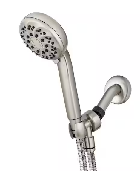 Photo 1 of 
Waterpik
7-Spray Wall Mount Handheld Shower Head 1.8 GPM in Brushed Nickel