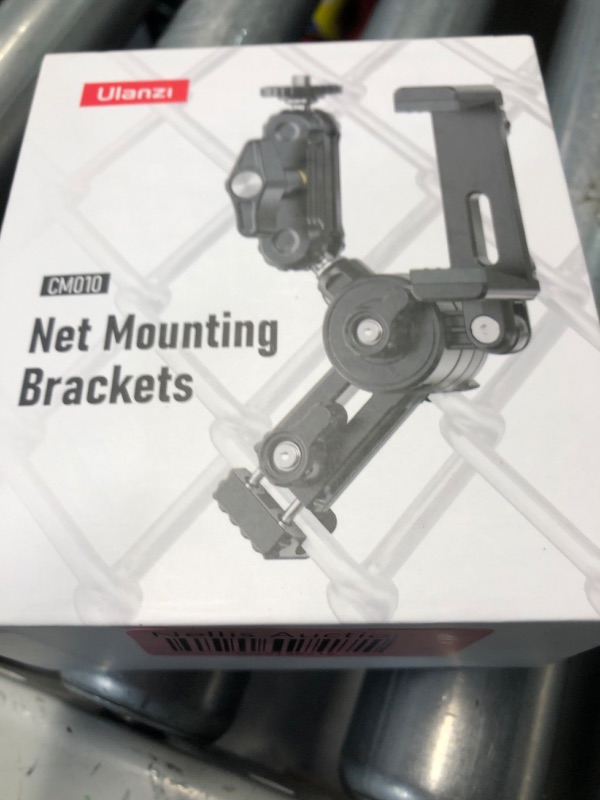 Photo 2 of ***(PARTS ONLY/ MAJOR DAMAGE/ NO RETURNS OR REFUNDS)***
ULANZI CM010 Fence Mount for Mevo, GoPro, iPhone, Phone, AKASO, DJI Osmo Action, Insta360, Mevo Start for Baseball Softball Tennis Recording, Cameras Net Chain Link Fence Clip Mount Holder