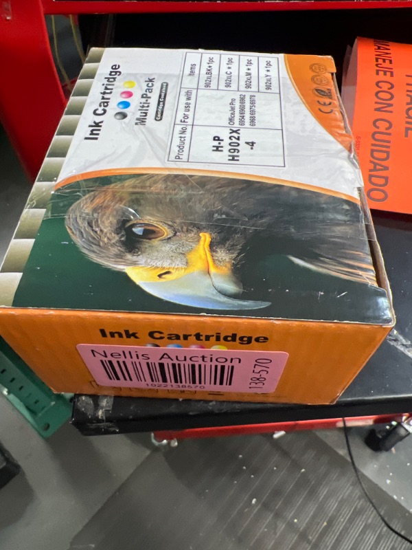 Photo 1 of 902XL Ink Cartridges Combo Pack Replacement HP 902XL Compatible for HP Officejet Pro 6978 6968 6970 6960 6962 6958 6954 6951 6950 Printers (Black Cyan Magenta Yellow)