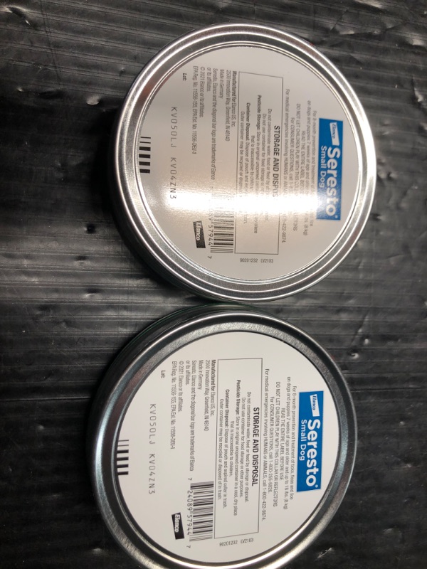 Photo 3 of ***FACTORY SEALED***Seresto Small Dog Vet-Recommended Flea & Tick Treatment & Prevention Collar for Dogs Under 18 lbs. | 2 Pack