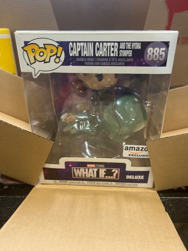 Photo 2 of Funko Pop! Deluxe Marvel: Year of The Shield - Captain Carter Riding Hydra Stomper, Amazon Exclusive