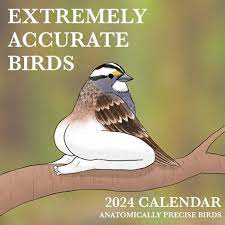 Photo 1 of Funny 2024 Bird Calendar