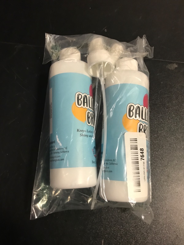 Photo 2 of [2 Pack - 16 oz total] Balloon High Shine Spray for Latex Balloons - Balloon Spray Shine for an Elegant Hi Gloss Finish in Minutes - Specially Formulated Balloon Glow Spray Made in USA