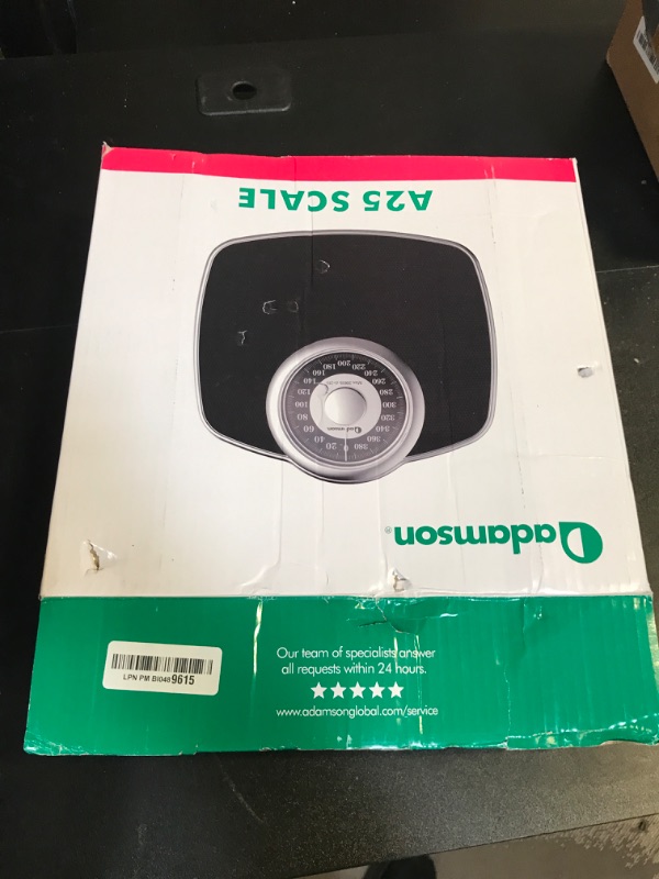 Photo 2 of Adamson A25 Scales for Body Weight - Up to 400 LB - New 2024-5.3" Dial on 12.4" x 10.2" Platform - Anti-Skid Rubber Surface - Bathroom Scale Analog - Durable with 20-Year Warranty
