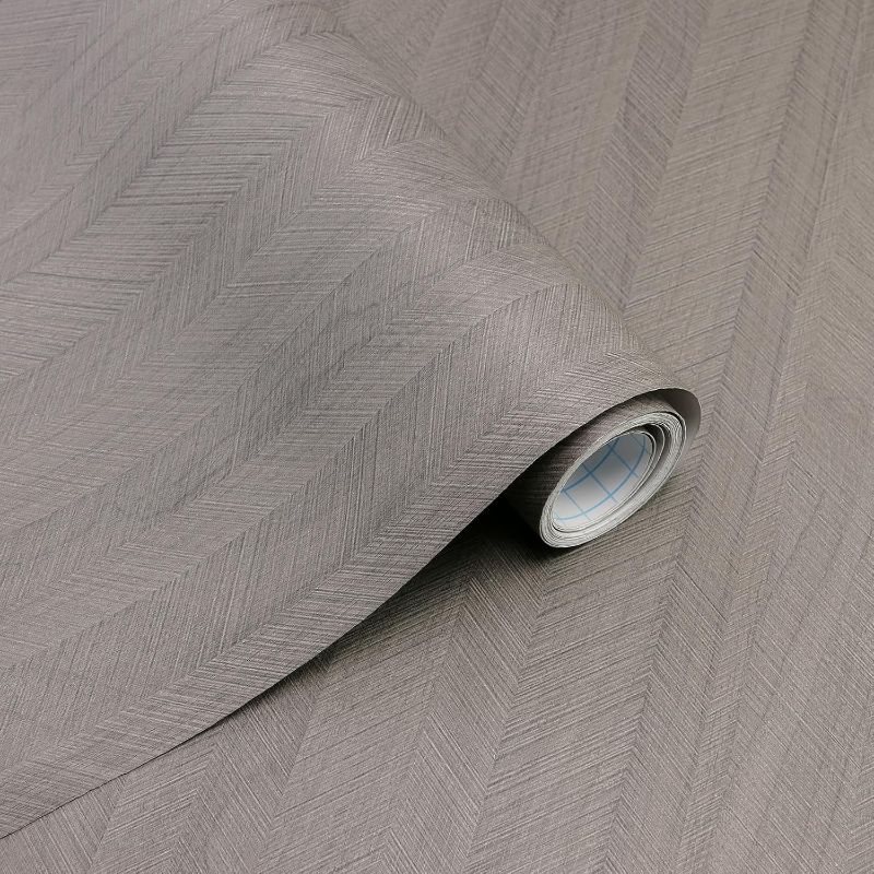 Photo 1 of Peel and Stick Wood Wallpaper Grey Vinyl 15.7"×120" Contact Paper Self Adhesive Thick Waterproof for Cabinets liveroom
