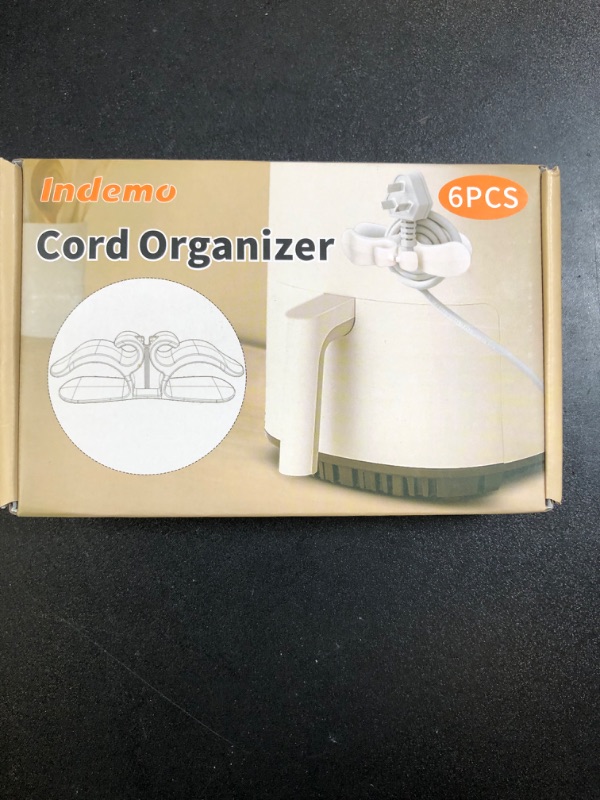 Photo 1 of 6PCS Upgraded Cord Organizer for Appliances, Kitchen Appliance Cord Organizer Stick On, Appliance Cord Wrappers, Cord Holder, Cord Winder for Air Fryer, Blender, Coffee Maker, Pressure Cooker, Toaster