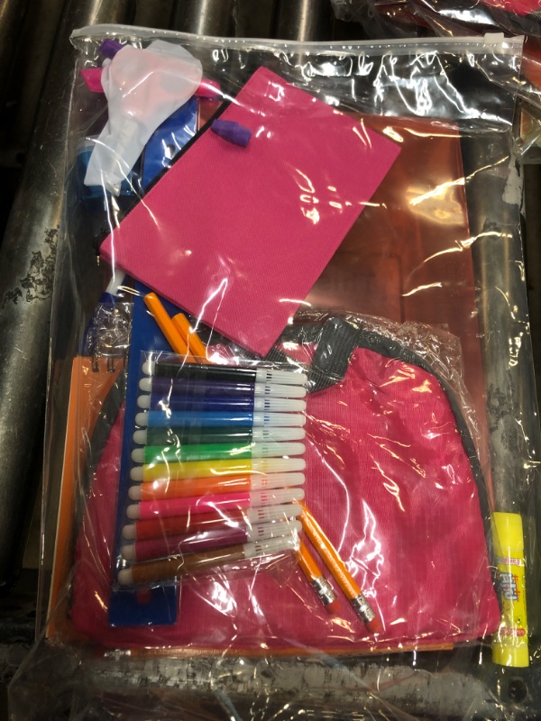 Photo 1 of  17'' Backpacks  School Supply  Kits Back to School Essentials  School Supply Kits Ready School for Elementary, Middle, and High School Students Charity Donate