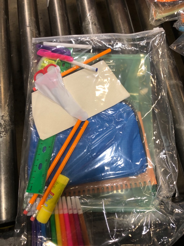 Photo 1 of  17'' Backpacks  School Supply  Kits Back to School Essentials  School Supply Kits Ready School for Elementary, Middle, and High School Students Charity Donate