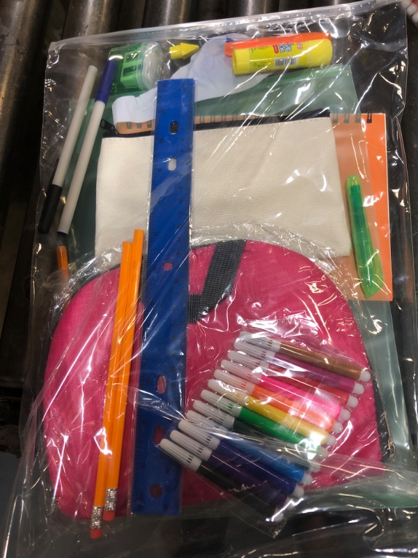 Photo 1 of  17'' Backpacks  School Supply  Kits Back to School Essentials  School Supply Kits Ready School for Elementary, Middle, and High School Students Charity Donate