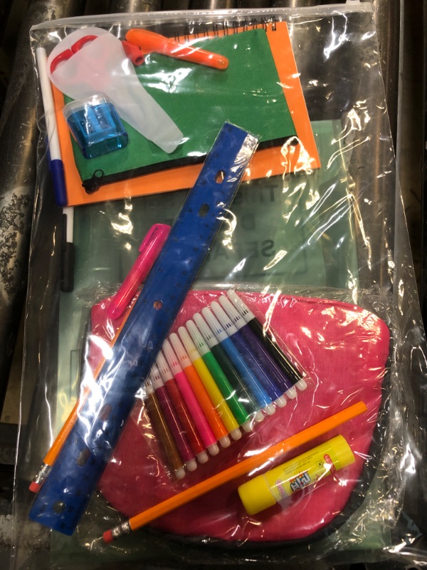 Photo 1 of  17'' Backpacks  School Supply  Kits Back to School Essentials  School Supply Kits Ready School for Elementary, Middle, and High School Students Charity Donate