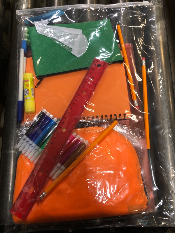 Photo 1 of  17'' Backpacks  School Supply  Kits Back to School Essentials  School Supply Kits Ready School for Elementary, Middle, and High School Students Charity Donate