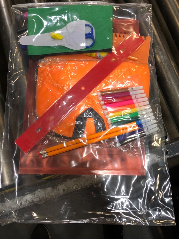 Photo 1 of  17'' Backpacks  School Supply  Kits Back to School Essentials  School Supply Kits Ready School for Elementary, Middle, and High School Students Charity Donate