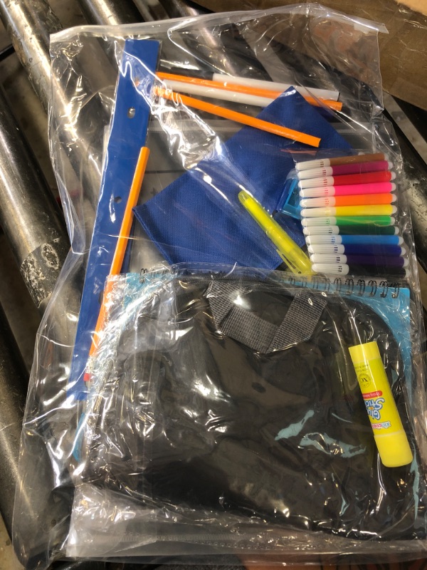 Photo 1 of  17'' Backpack School Supply Bundle Kits Back to School Essentials  School Supply Kits Ready School for Elementary, Middle, and High School Students Charity Donate