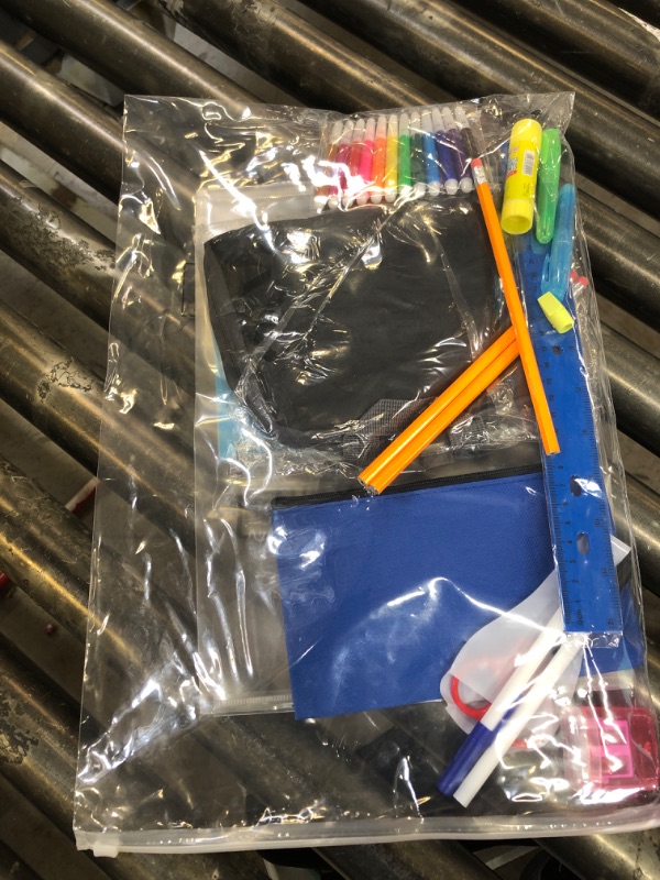 Photo 1 of  17'' Backpack School Supply Bundle Kits Back to School Essentials  School Supply Kits Ready School for Elementary, Middle, and High School Students Charity Donate