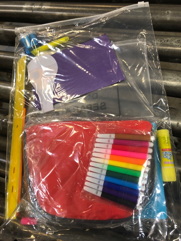 Photo 1 of  17'' Backpack School Supply Bundle Kits Back to School Essentials  School Supply Kits Ready School for Elementary, Middle, and High School Students Charity Donate