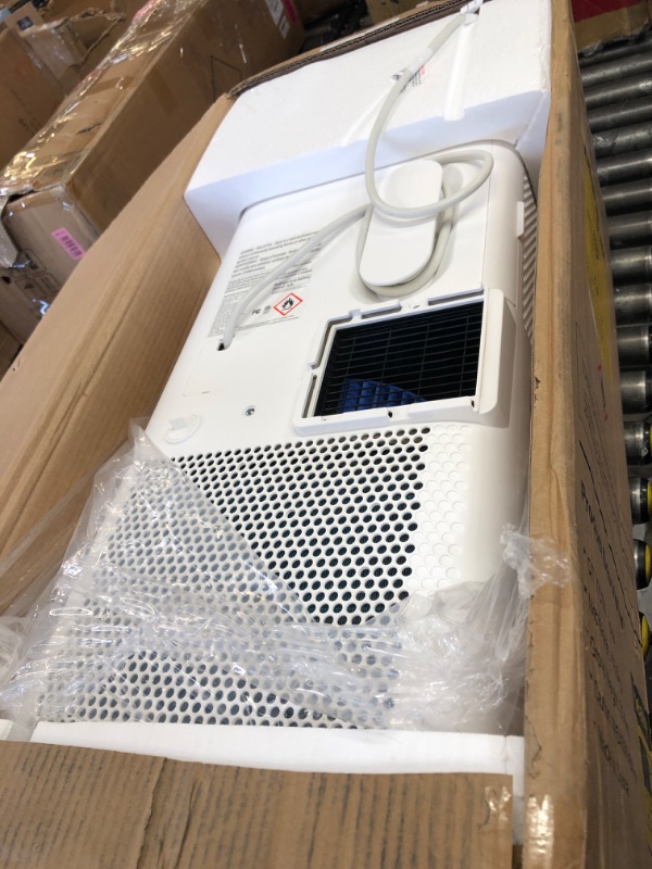 Photo 1 of 12,000 BTU Portable Air Conditioner Cools Up to 500 Sq.Ft, 3-IN-1 Energy Efficient Portable AC Unit with Remote Control & Installation Kits for Large Room, Campervan, Office, Temporary Space