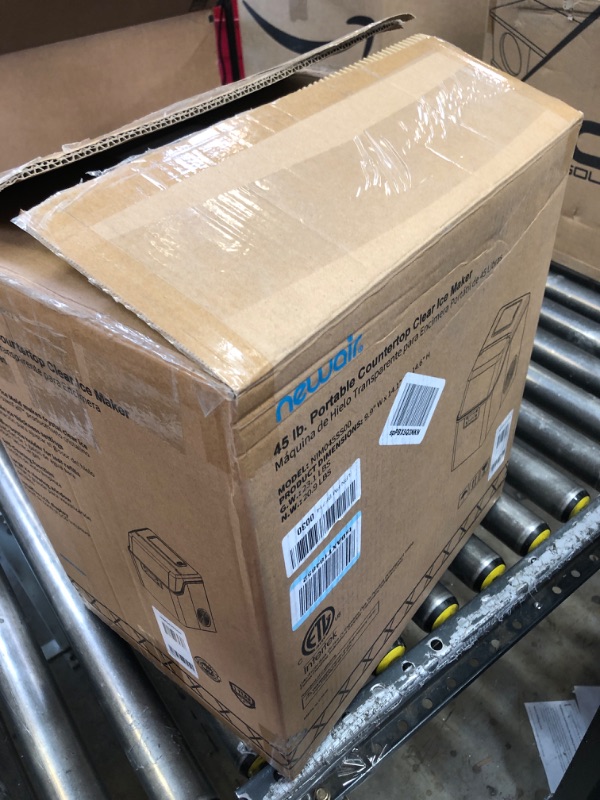 Photo 1 of **SOLD FOR PARTS**Newair 45 lbs. Portable Countertop Clear Ice Maker with FrozenFall Technology