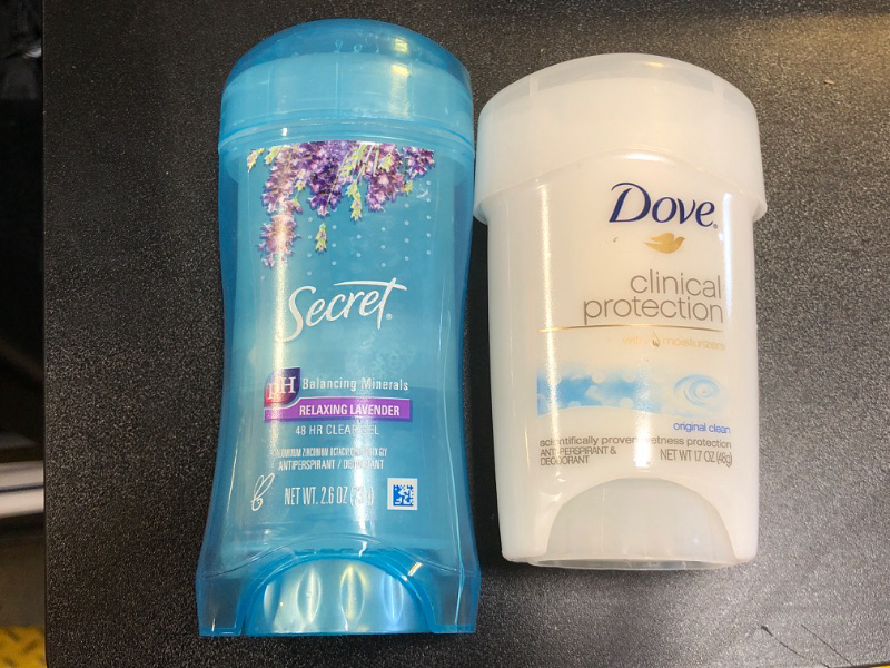 Photo 1 of 2 Pack Womens Deodorant Secret & Dove Brand 