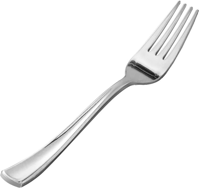 Photo 1 of  Heavy Duty Silver Forks ONE PCS Cutlery Perfect for Weddings, Parties, Dinners 