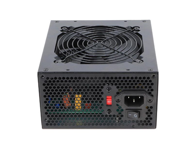 Photo 1 of 700w Power Supply Non-Modular ATX PSU with 6+2 Pin Connectors PFC Protection and 120mm Silent Fan Gaming PSU KY-700 Black 