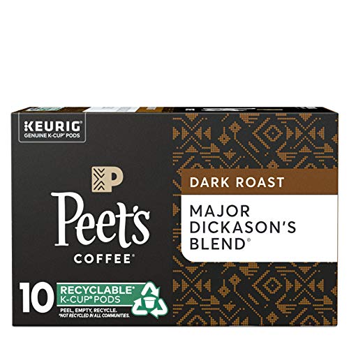 Photo 1 of Peet's Coffee K-Cups Major Dickason's Blend, Dark Roast Coffee, 10 Ct | CVS