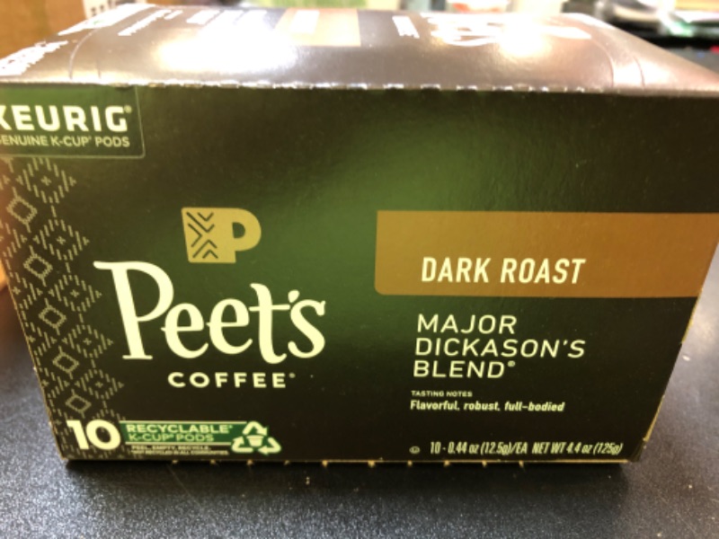 Photo 2 of Peet's Coffee K-Cups Major Dickason's Blend, Dark Roast Coffee, 10 Ct | CVS