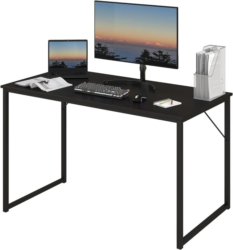 Photo 1 of HUAXIN LUCKY 40 inch Computer Desk,Compact Simple PC Laptop Office Study Writing Table Workstation Dining Gaming Desk for Home Office Bedroom,Black
