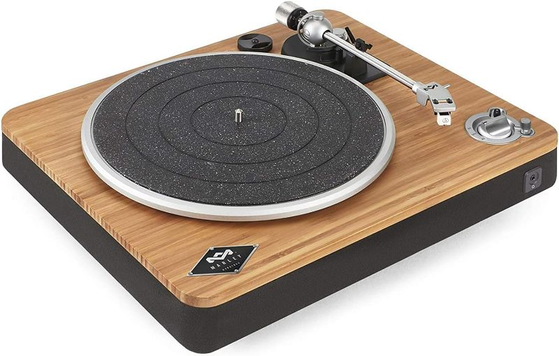 Photo 1 of House of Marley Stir It Up Wireless Turntable: Vinyl Record Player with Wireless Bluetooth Connectivity, 2 Speed Belt, Built-in Pre-Amp, and Sustainable Materials
