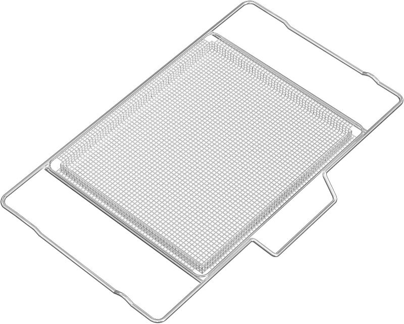 Photo 1 of LRAL302S Air Fry Basket Replacement Compatible with LG AHT75334401 Oven (LREL6325F/D, LREL6323S/D, LRGL5825F/D, LRGL5823S/D), Oven Air Fry Rack, Model # LRAL302S, 1 Set
