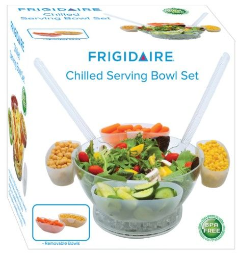 Photo 1 of Chilled Serving Bowl & Attachable Dip Bowl Set