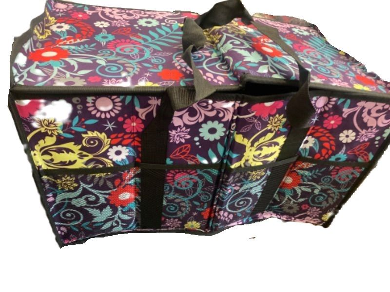 Photo 2 of Two Lumps of Sugar BAG0308-5661 Jubilee Flourish Trunkey Pal Folding Tote, 22-inch Length
