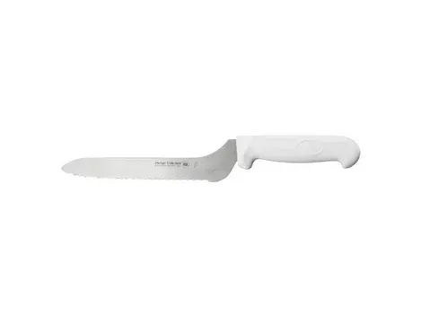 Photo 1 of BergHOFF Ergonomic 9" Scalloped Offset Bread Knife, One Size, White