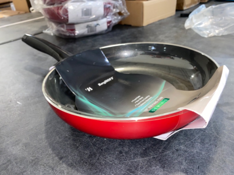 Photo 2 of BergHOFF Geminis Non Induction Fry Pan, 9.5", Red 9.5" Red