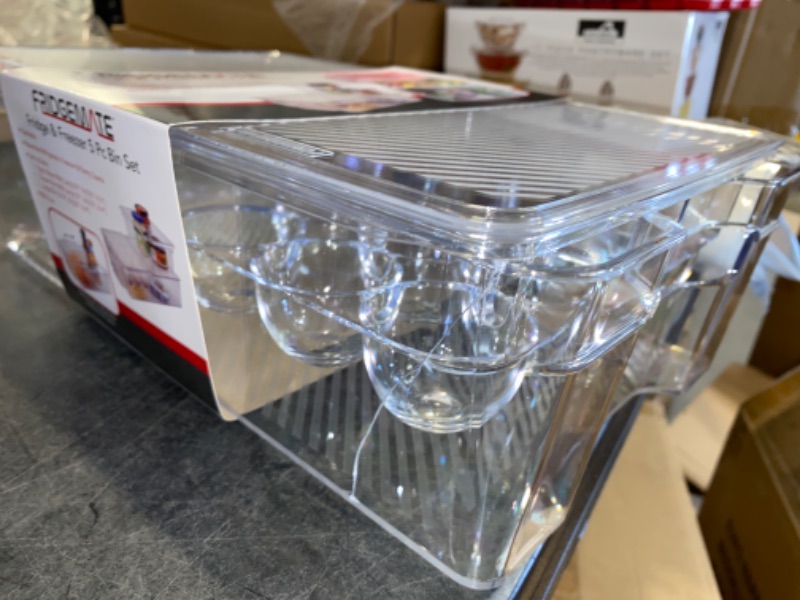 Photo 1 of Gourmet Home Products Frigidaire 5 Piece Fridge Bin Set