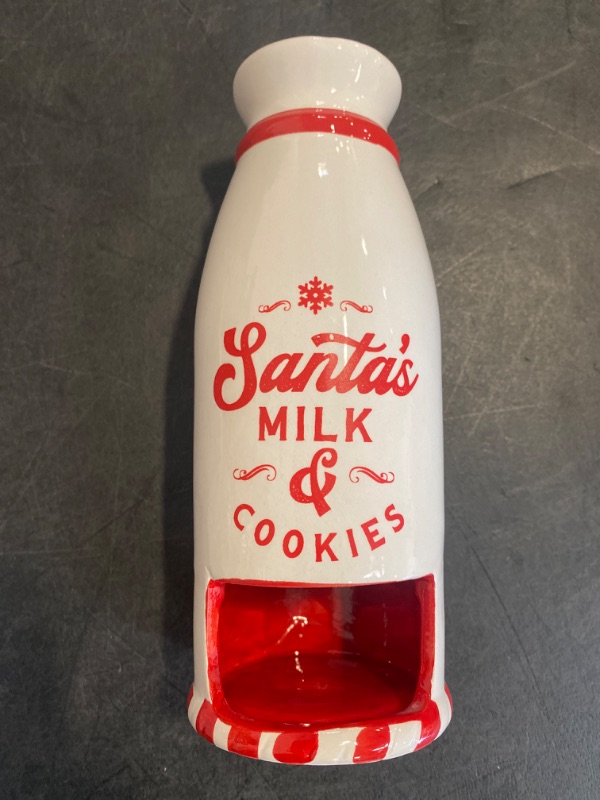 Photo 2 of Cookie Mug with Cookie Pocket for Serving Santa a Snack - Santa's Milk and Cookies Santa Mug with Cookie Holder - A Traditional Way to Thank Santa this Christmas Season
