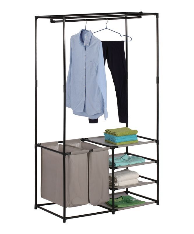 Photo 1 of ELLE Decor Standing Closet Systems - Standing Laundry Bag Wardrobe