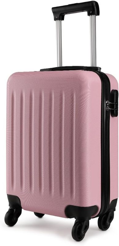 Photo 1 of Kono Unisex-Adult's Carry-on, Pink, Height:48cm, Length:30cm, Width:20cm