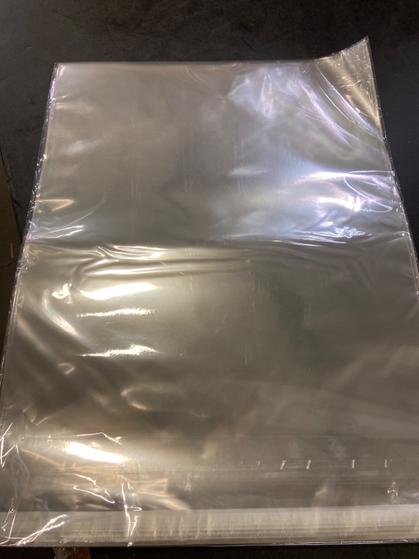 Photo 3 of Falling in Art Acid Free 1.496mil (Single Side) Crystal Sealed Clear Bags for 16x20 Art Prints, Photos, 16 1/2 Inches by 20 1/2 Inches, 25-Pack