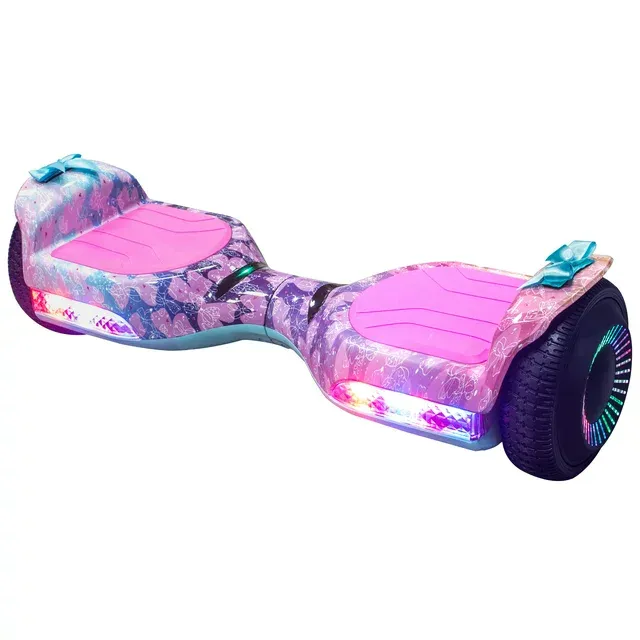 Photo 1 of JoJo Siwa Hoverboard, Self-Balancing Scooter with Bow and Light-up Wheels, for Kids Ages 8+, Pink