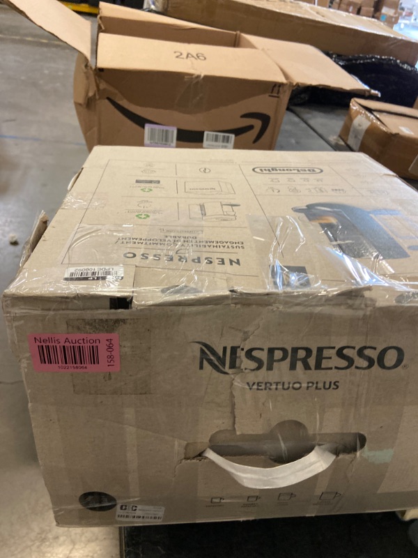 Photo 3 of Nespresso VertuoPlus Deluxe Coffee and Espresso Machine by De'Longhi, 60 ounces, Piano Black
