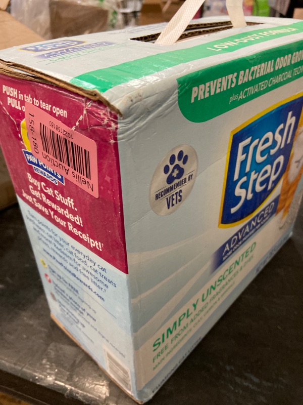 Photo 3 of Fresh Step Advanced Simply Unscented Clumping Cat Litter, Recommended by Vets 18.5 lb New! Advanced Unscented