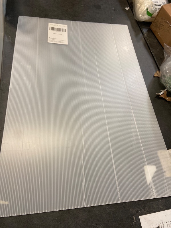 Photo 3 of Twin Wall 8mm 4 Pcs Polycarbonate Greenhouse Panels 4' X 2' Polycarbonate Panels, Clear, UV and Waterproof, Polycarbonate Panels for Greenhouse, 1 Piece Polycarbonate 36x24 Inch
