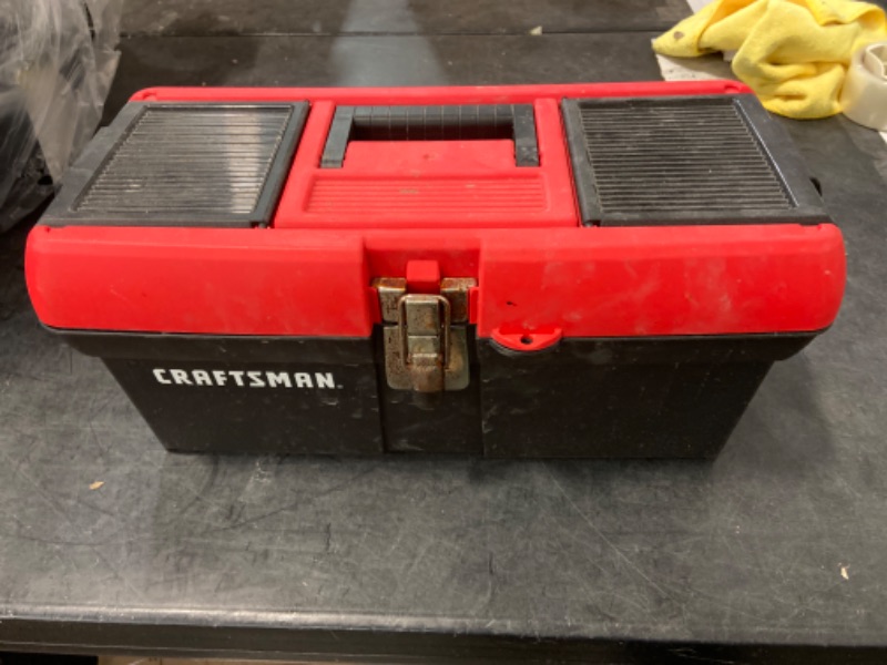 Photo 2 of CRAFTSMAN Tool Box, Lockable, 16 in., Red/Black (CMST16901)
