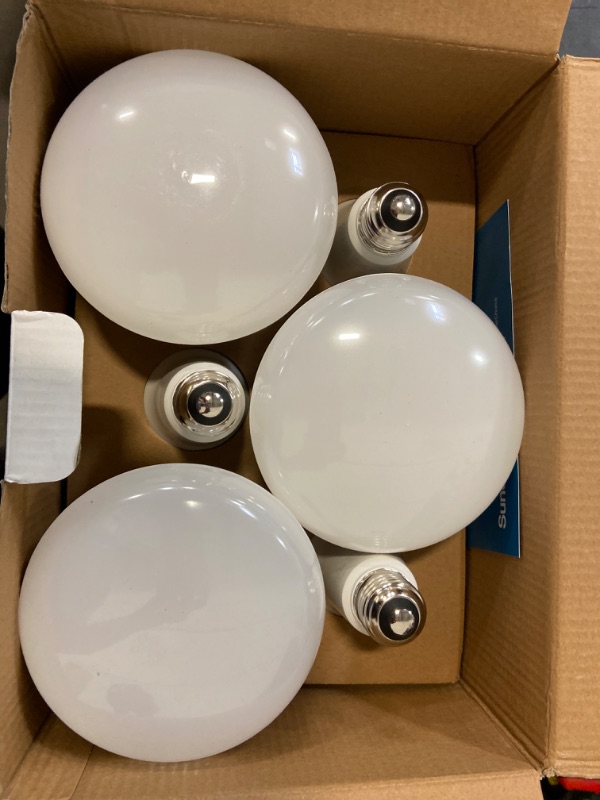 Photo 2 of Sunco Lighting BR40 Light Bulb, LED Indoor Flood Light, Dimmable, 3000K Warm White, 1400 LM, E26 Base, Recessed Can Light, High Lumen, Flicker-Free - UL & Energy Star 6 Pack, 100W Equivalent 17W 3000k Warm White 6 Count (Pack of 1)