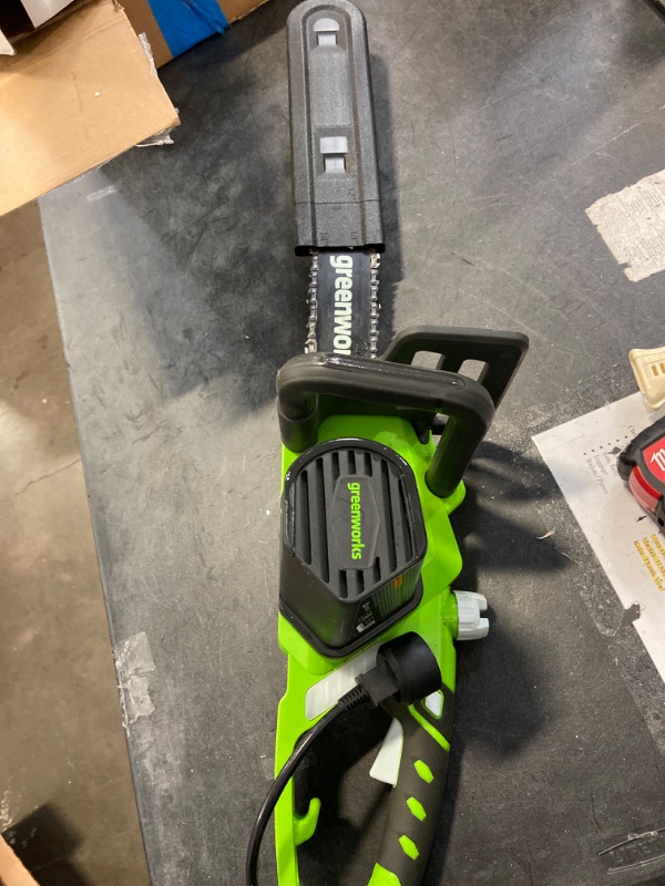 Photo 2 of Greenworks 10.5 Amp 14-Inch Corded Chainsaw 20222