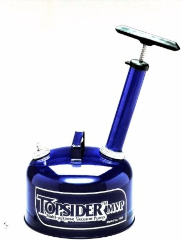 Photo 1 of FloTool 5060TSMI Topsider Extractor Multi-Purpose Vacuum Oil Change Pump for 4-Cycle Engine, ATV, Boat, Large Vehicle, 8-Quart, Blue
