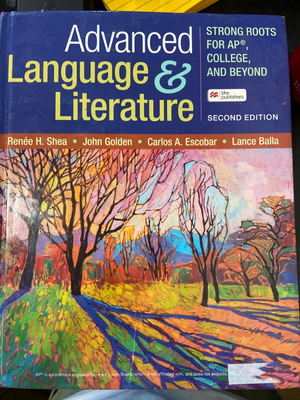 Photo 2 of Advanced Language & Literature: For Honors and Pre-AP® English Courses Second Edition
